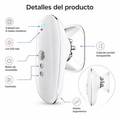 Masajeador Anticelulitis Portátil GlamTech